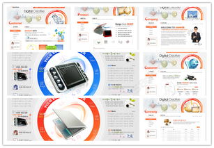 千图网编号14757960 免费HTML/CSS电子产品网站模板深度解析与应用指南